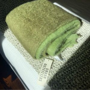Urban Outfitters Green Blanket Scarf